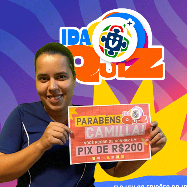Vencedora do IDA QUIZ
